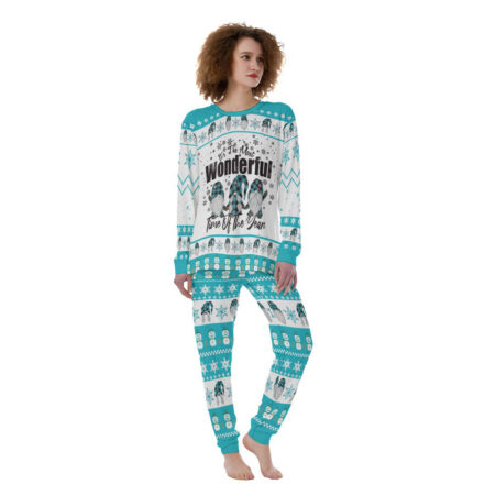 The Most Wonderful Time Gnome Women Christmas Pajamas