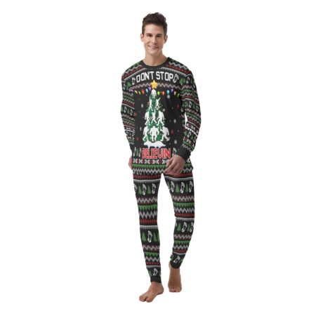 Bigfoot Tree Men Christmas Pajamas