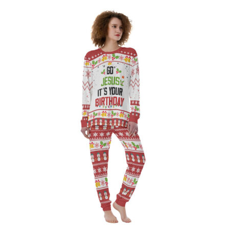 Jesus Birthday Christmas Pjs For Women