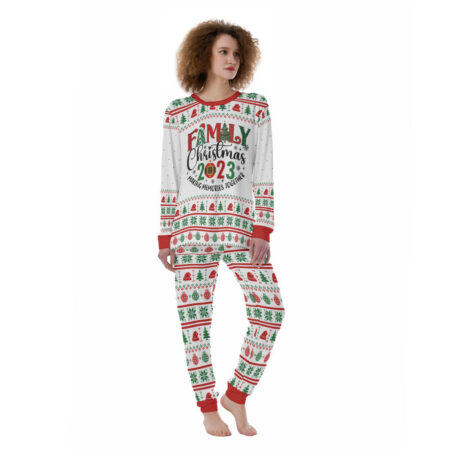 2023 Family Christmas Matching Women Pajamas