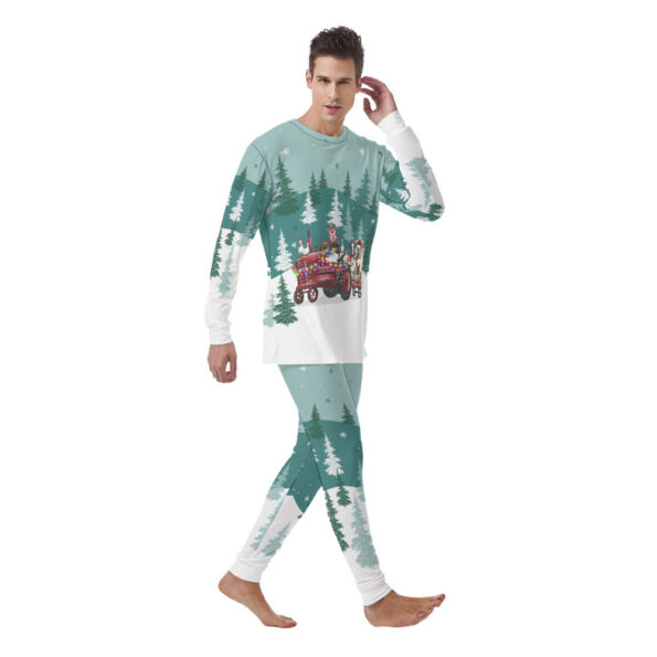 Christmas Farm Animal Men Pajamas Set