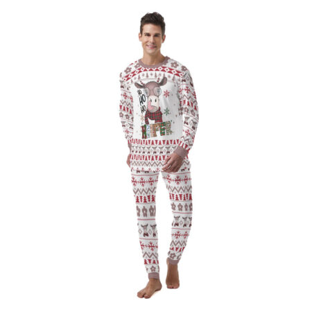 Christmas Men Pajamas Set Heifer Ho Ho Ho