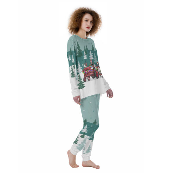 Farm On Christmas Matching Women Pajamas