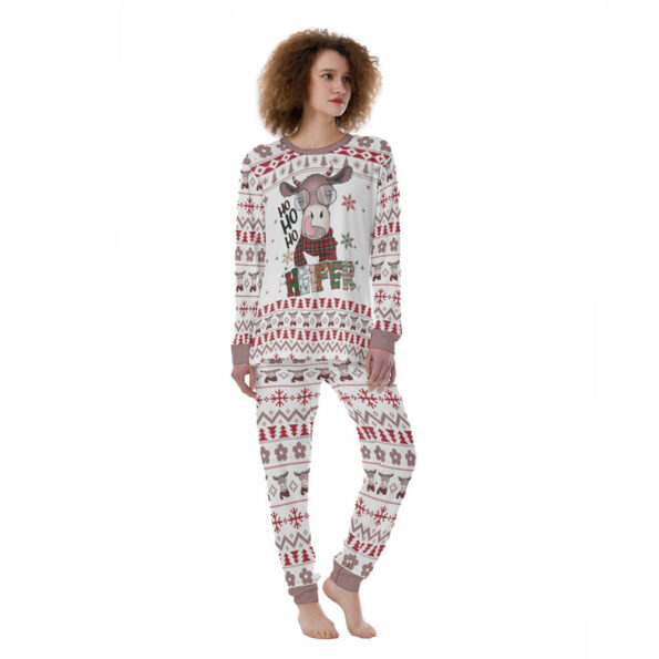 Ho Ho Ho Heifer Christmas Women Pajamas