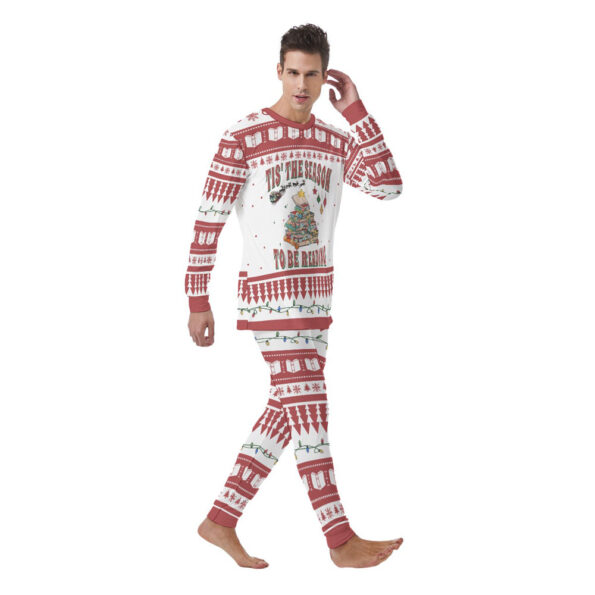 Tis The Season Reading Book Men Christmas Pajamas